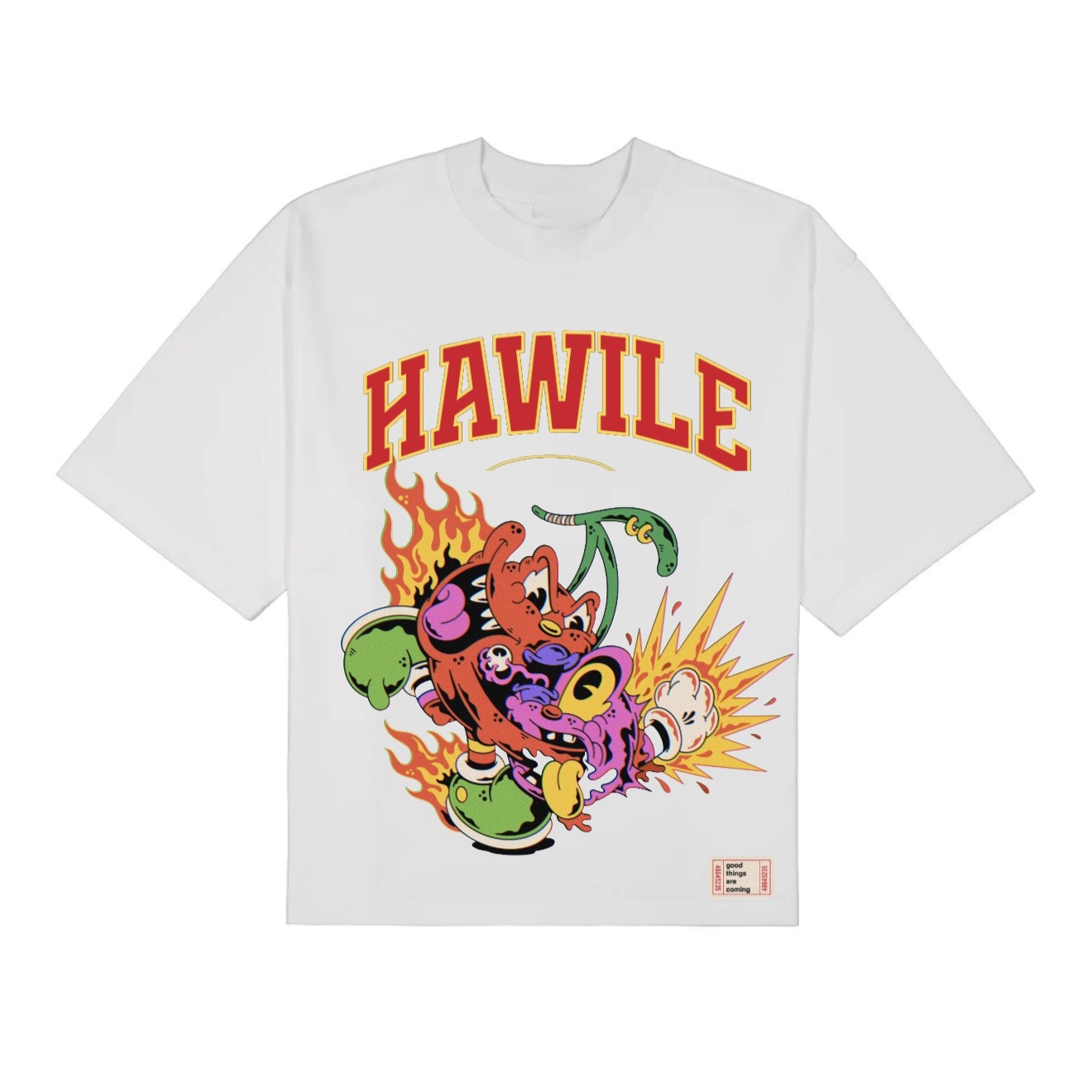 HAWILE Oversized Tee – Heavyweight Drop
